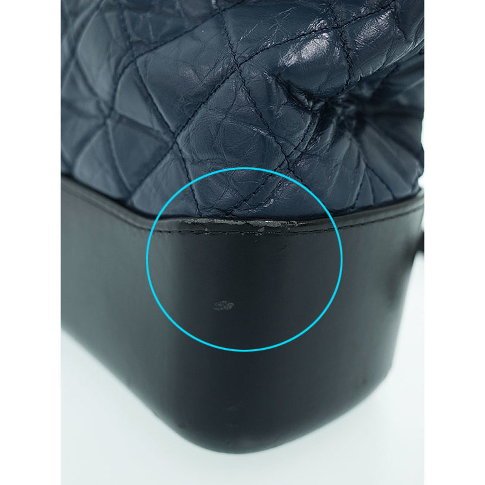Chanel Gabriel Hobo Bag Shoulder Bag Navy Black - Picture 6 of 9